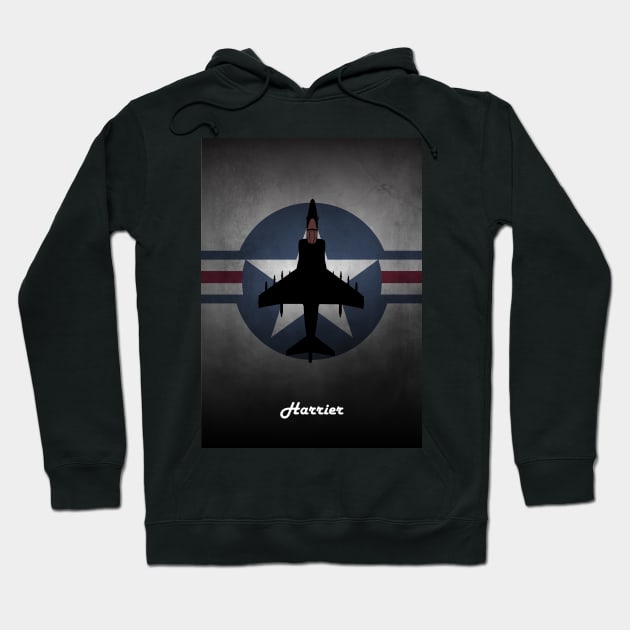 AV-8B Harrier USMC Hoodie by aviationart